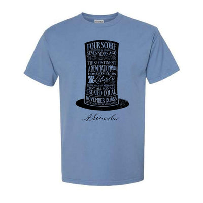 Lincoln's Gettysburg Address and Stovepipe Hat Shirt