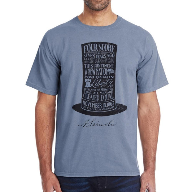 Lincoln's Gettysburg Address and Stovepipe Hat Shirt