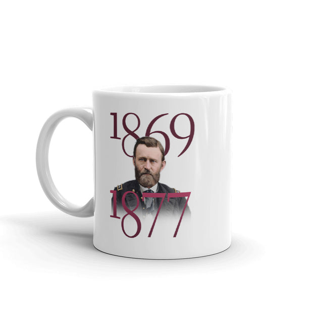 Ulysses S. Grant Two Commanders White Mug