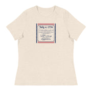 HISTORY Life Liberty Happiness Women's Relaxed T-Shirt
