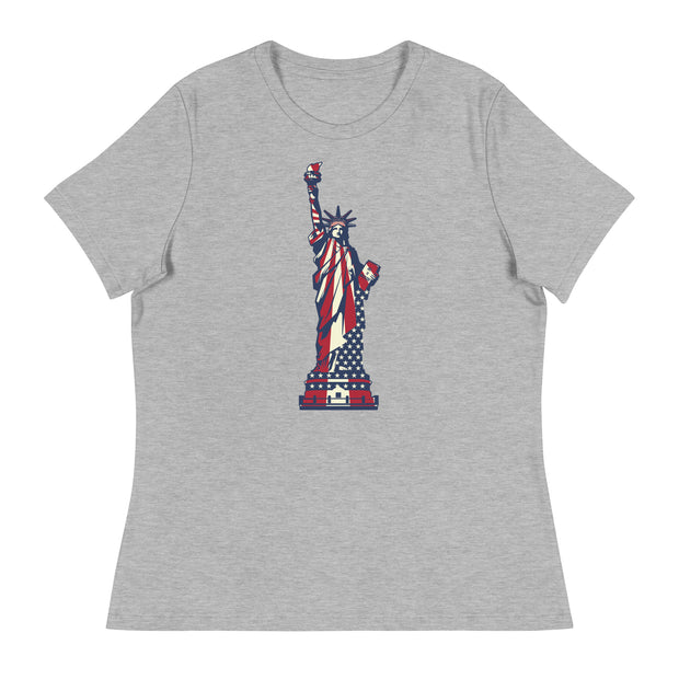 HISTORY Statue of Liberty Women's Relaxed T-Shirt