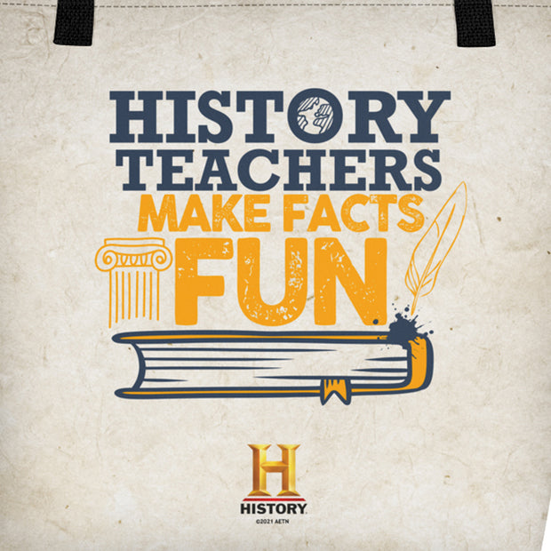 History Teachers Make Facts Fun Premium Tote Bag