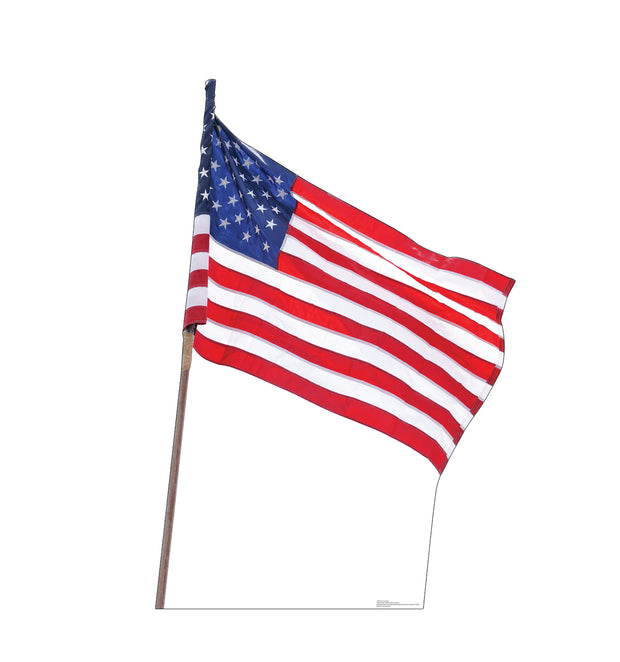HISTORY American Flag Standee