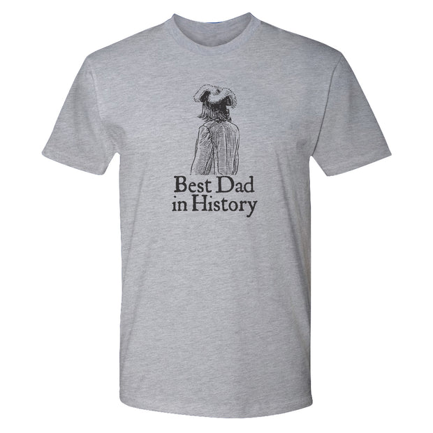 HISTORY Best Dad in History Adult Short Sleeve T-Shirt