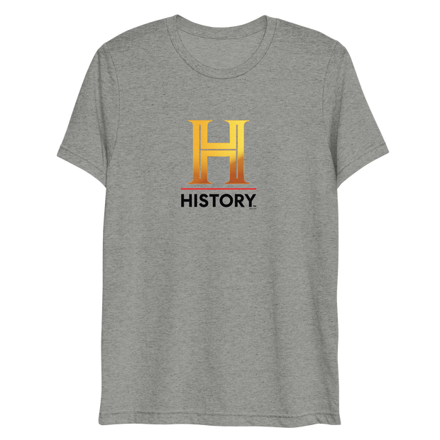 HISTORY Logo Adult Triblend T-Shirt