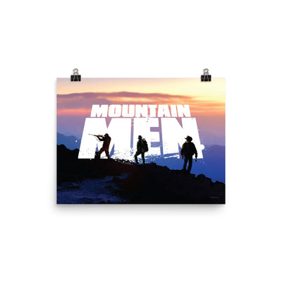 Mountain Men Sunrise Premium Matte Paper Poster