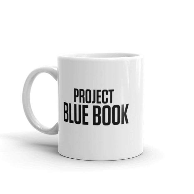 Project Blue Book Logo White Mug