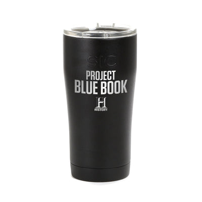 Project Blue Book Logo Laser Engraved SIC Tumbler