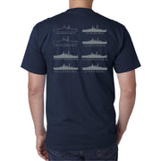 History List Pearl Harbor Battleships Row T-Shirt