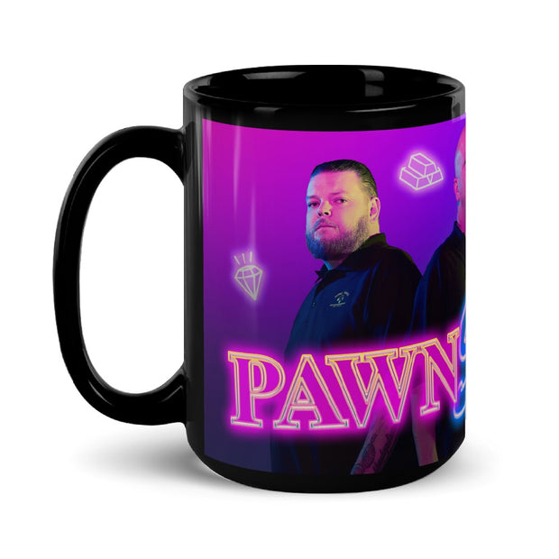 Pawn Stars Cast Black Mug