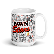 Pawn Stars Doodles White Mug