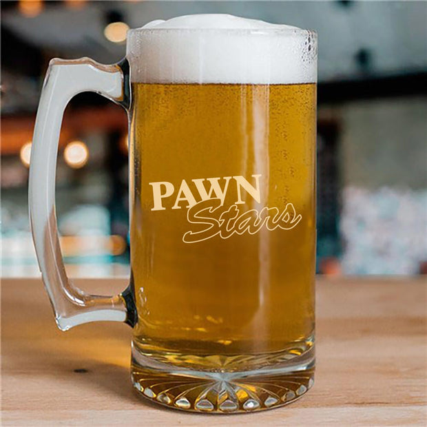 Pawn Stars 25oz Beer Glass