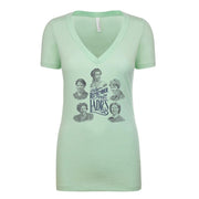 Remember the Ladies Women's v-neck T-Shirt — Circular design