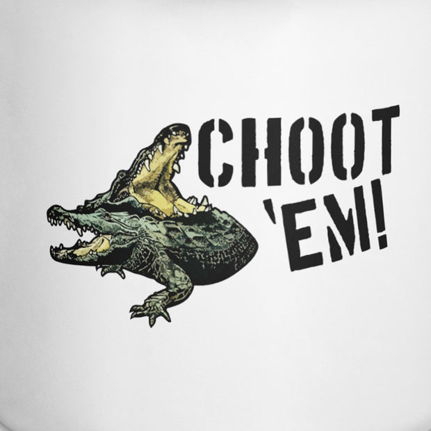 Swamp People Choot'Em Enamel Mug