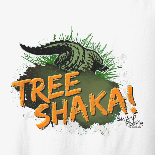 Swamp People Tree Shaka Adult Tank Top