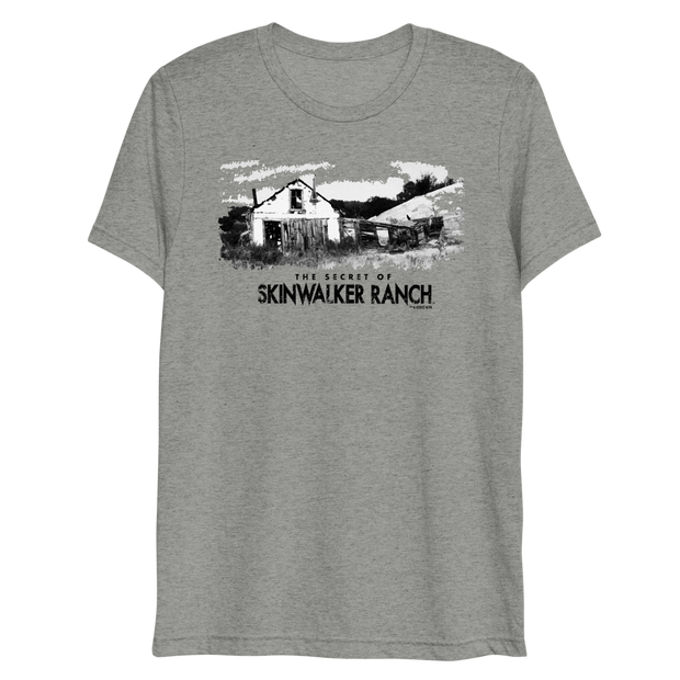 The Secret of Skinwalker Ranch Barn Logo Adult Tri-Blend T-Shirt