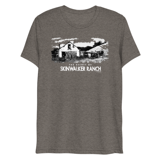 The Secret of Skinwalker Ranch Barn Logo Adult Tri-Blend T-Shirt