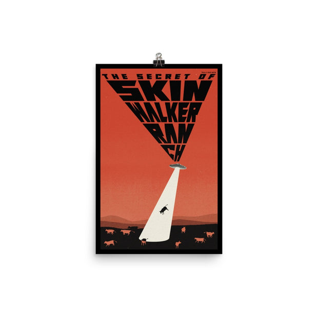 The Secret of Skinwalker Ranch UFO Abduction Premium Matte Paper Poster