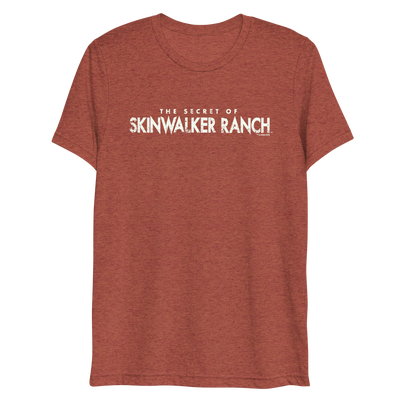 The Secret of Skinwalker Ranch Logo Adult Tri-Blend T-Shirt