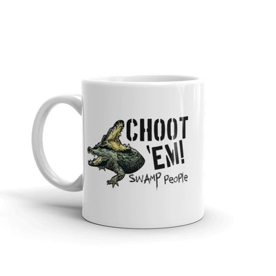 Swamp People "Choot 'Em!" White Mug
