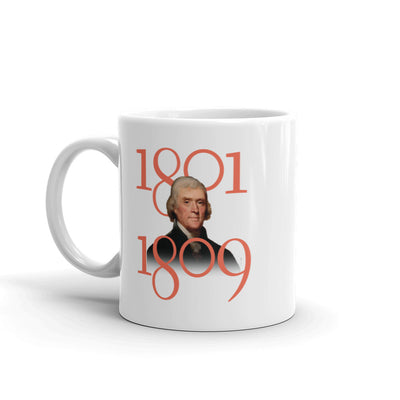 HISTORY Collection Thomas Jefferson Despotism to Liberty White Mug
