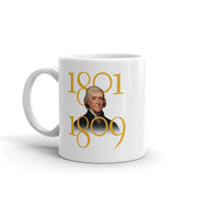 HISTORY Collection Thomas Jefferson Laws Made By Common Consent White Mug